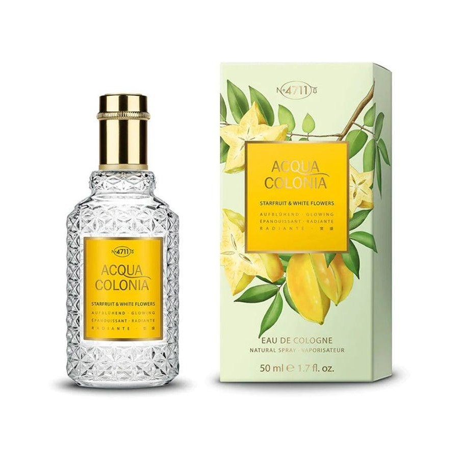 4711 Acqua Colonia Starfruit & White Flower Perfume By 4711 Eau De Cologne Spray (Unisex) 50ML