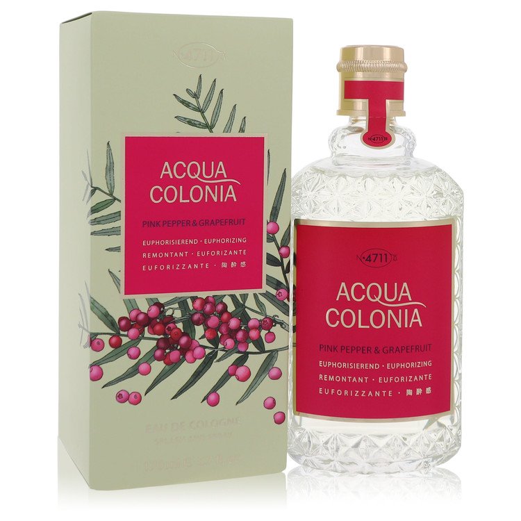 4711 Acqua Colonia Pink Pepper & Grapefruit Perfume By 4711 Eau De Cologne Spray 170ml