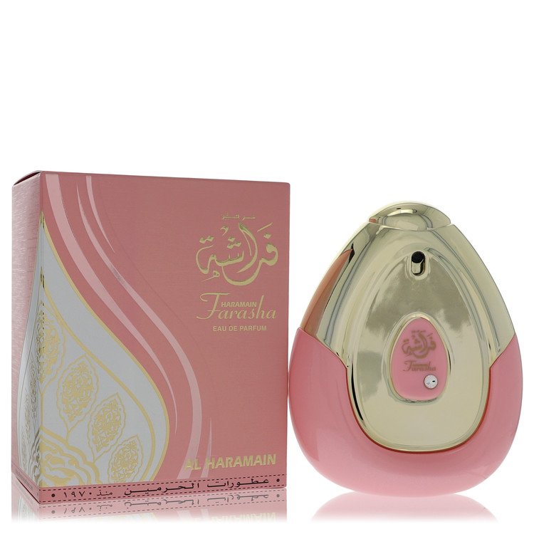 image showing the bottle and packaging for Al Haramain Farasha Perfume By Al Haramain Eau De Parfum Spray 100ml