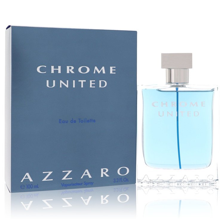Chrome United Cologne By Azzaro Eau De Toilette Spray 100ml