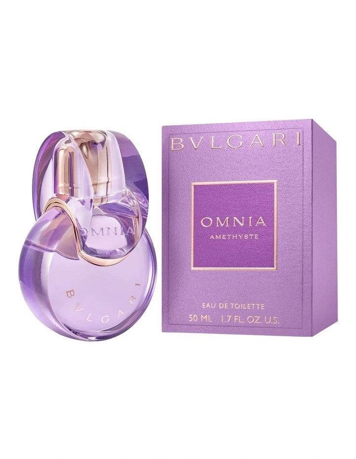 Image showing what you will get when you purchase Omnia Amethyste Perfume By Bvlgari Eau De Toilette Spray