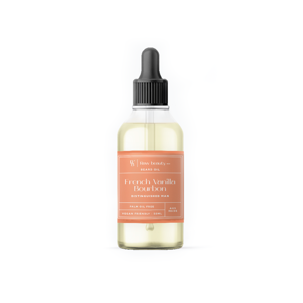 Image showing what you will get when you purchase French Vanilla Bourbon | Distinguished Man Beard Oil | 50Ml