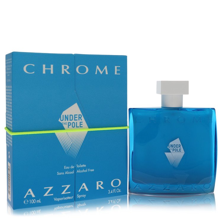 Chrome Under The Pole Cologne By Azzaro Eau De Toilette Spray (Alcohol Free) 100ml