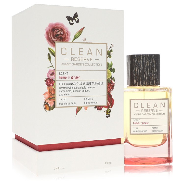 Clean Reserve Hemp & Ginger Perfume By Clean Eau De Parfum Spray (Unisex) 100ml