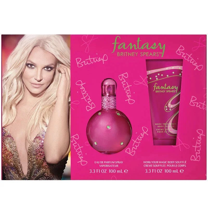 Image showing what you will get when you purchase Fantasy By Britney Spears 2 Piece Set