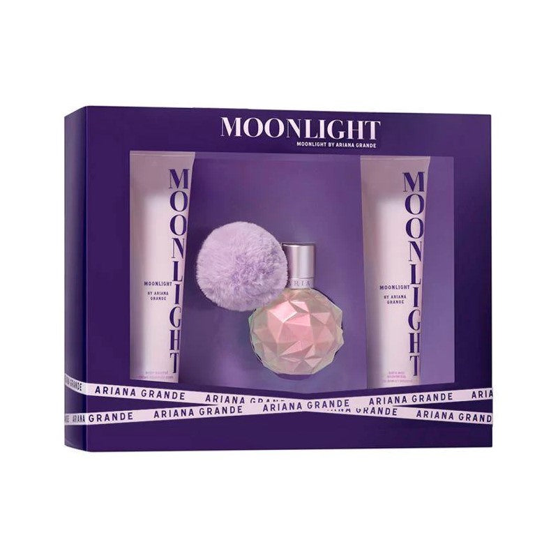 Image showing what you will get when you purchase Moonlight 3Pc Set   Edp 100Ml + Body Souffle 100Ml + Shower Gel 100Ml