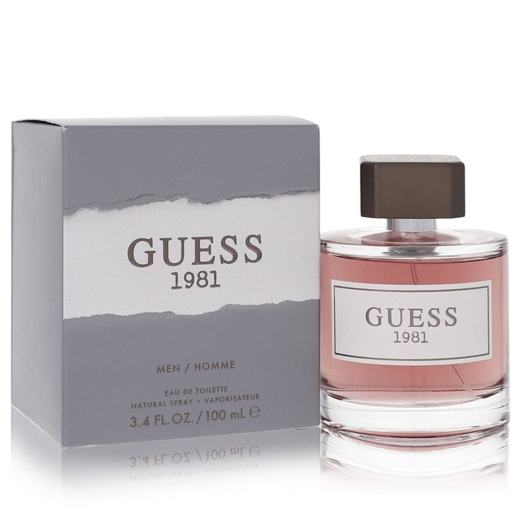 Image showing what you will get when you purchase Guess 1981 Cologne By Guess Eau De Toilette Spray