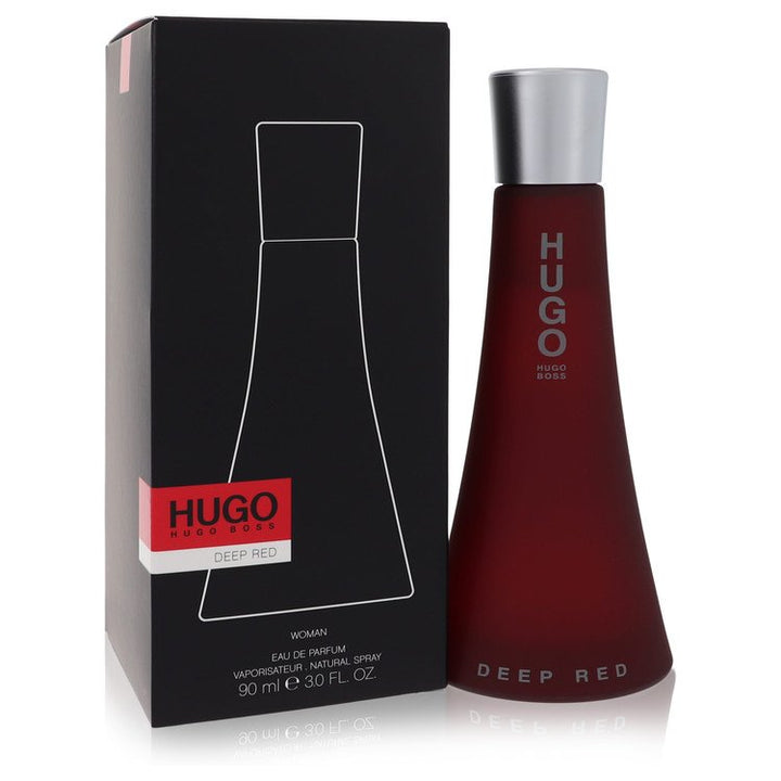 Image showing what you will get when you purchase Hugo Deep Red Perfume By Hugo Boss Eau De Parfum Spray
