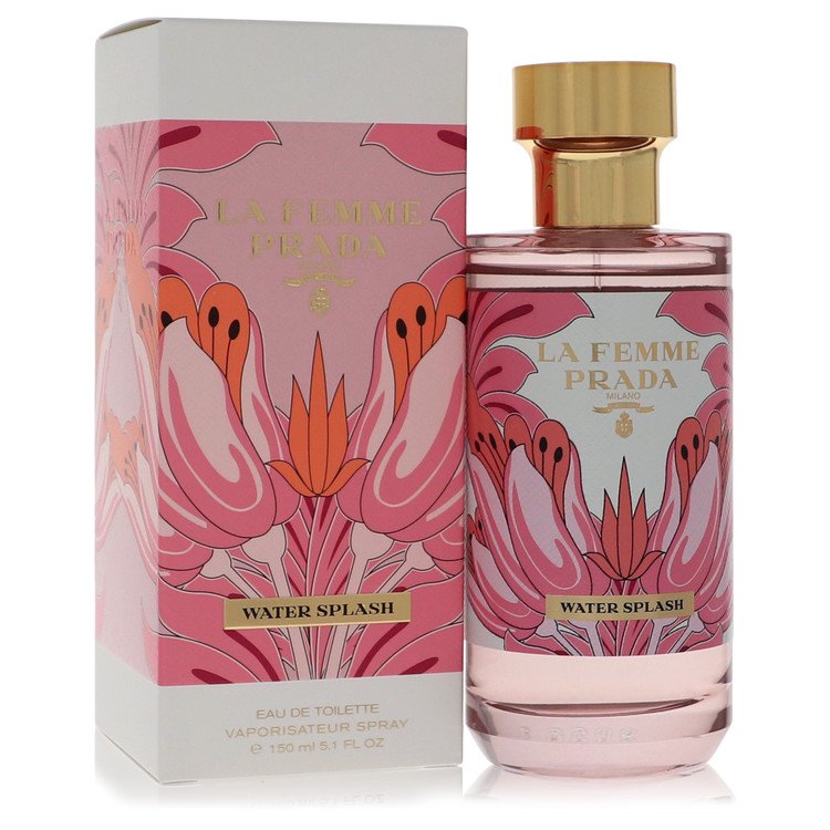 Image showing what you will get when you purchase Prada La Femme Water Splash Perfume By Prada Eau De Toilette Spray