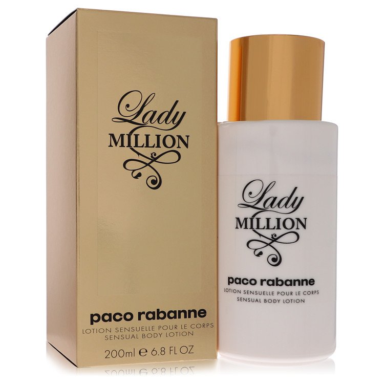 Image showing what you will get when you purchase Lady Million Perfume By Paco Rabanne Body Lotion