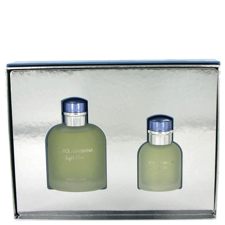 Image showing what you will get when you purchase Light Blue Cologne By Dolce & Gabbana Gift Set