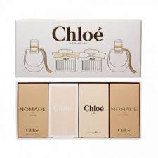 Chloe Ladies 4Pc Mini Collection Nomade Edt + Rose Tangerine + Chloe + Nomade Edp NOMADE EDT + ROSE TANGERINE + CHLOE + NOMADE EDP