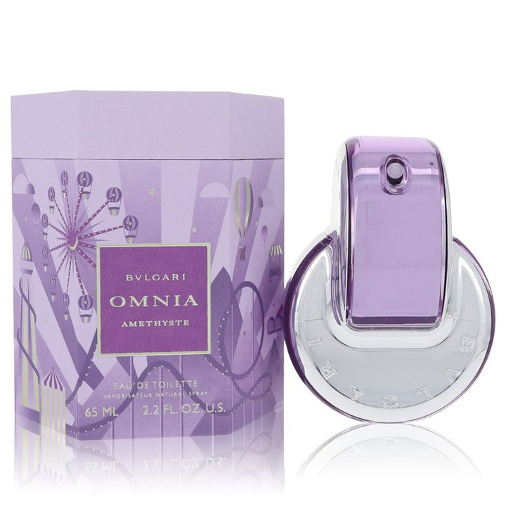Image showing what you will get when you purchase Omnia Amethyste Perfume By Bvlgari Eau De Toilette Spray