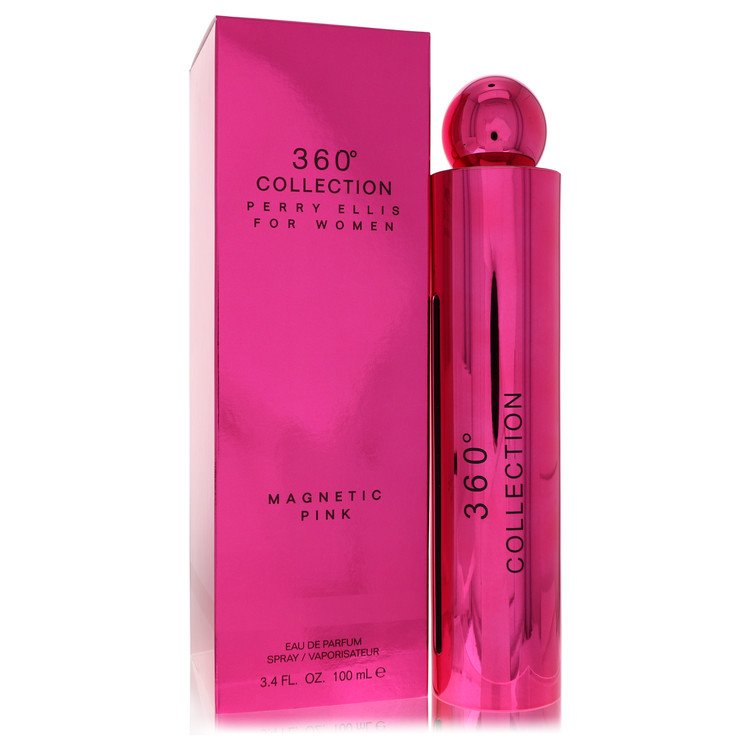 Image showing what you will get when you purchase Perry Ellis 360 Collection Magnetic Pink Perfume By Perry Ellis Eau De Parfum Spray