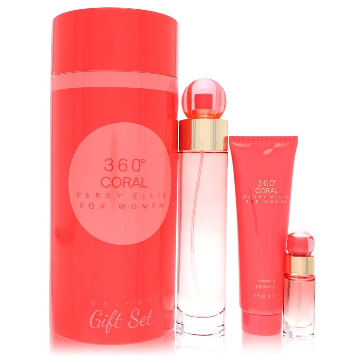 Perry Ellis 360 Coral Perfume By Perry Ellis Gift Set Up to 70 - Main Image