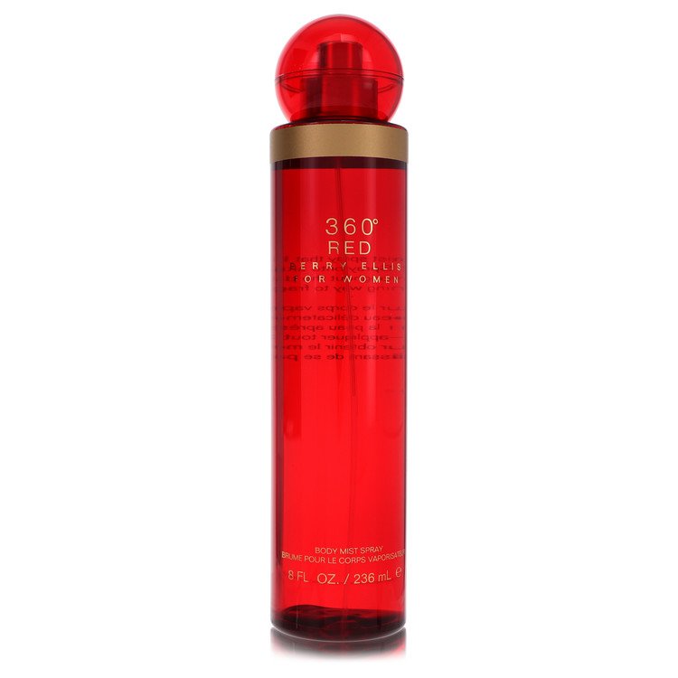 Image showing what you will get when you purchase Perry Ellis 360 Red Perfume By Perry Ellis Body Mist