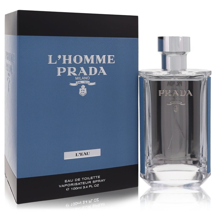 Image showing what you will get when you purchase Prada L'Homme L'Eau Cologne By Prada Eau De Toilette Spray