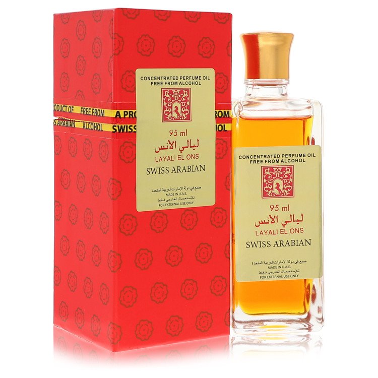 Image showing what you will get when you purchase Swiss Arabian Layali El Ons Perfume By Swiss Arabian Concentrated Perfume Oil Free From Alcohol