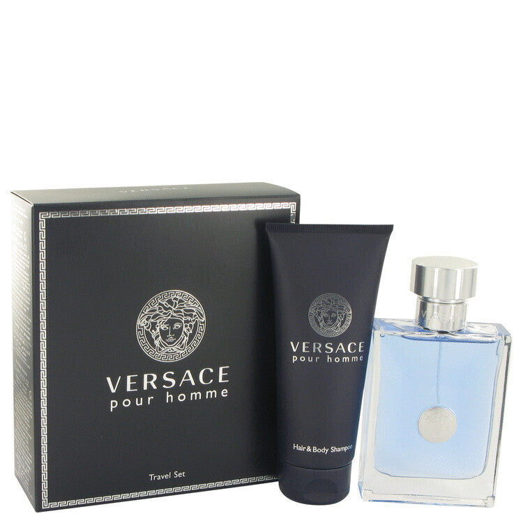 Versace Pour Homme Cologne By Versace Gift Set EDT and Shower