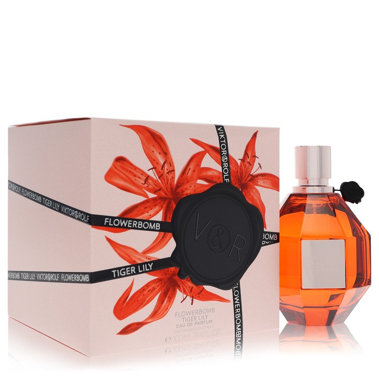Image showing what you will get when you purchase Flowerbomb Tiger Lily By Viktor & Rolf - Eau De Parfum For Women