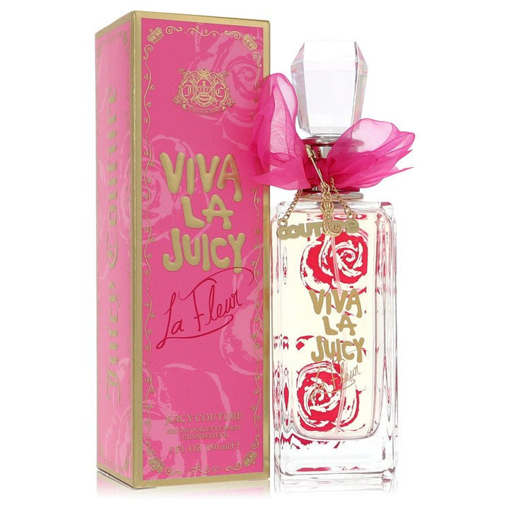 Image showing what you will get when you purchase Viva La Juicy La Fleur Perfume By Juicy Couture Eau De Toilette Spray