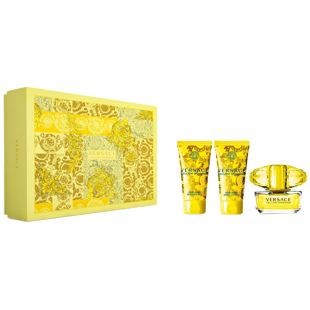 Yellow Diamond By Versace 3 Piece Set For Women