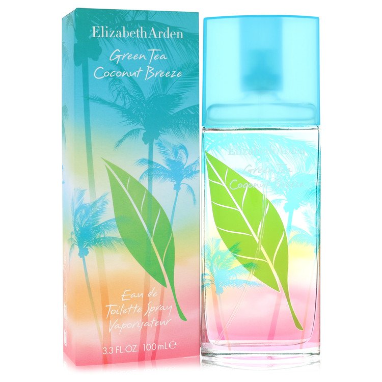 Image showing what you will get when you purchase Green Tea Coconut Breeze Perfume By Elizabeth Arden Eau De Toilette Spray