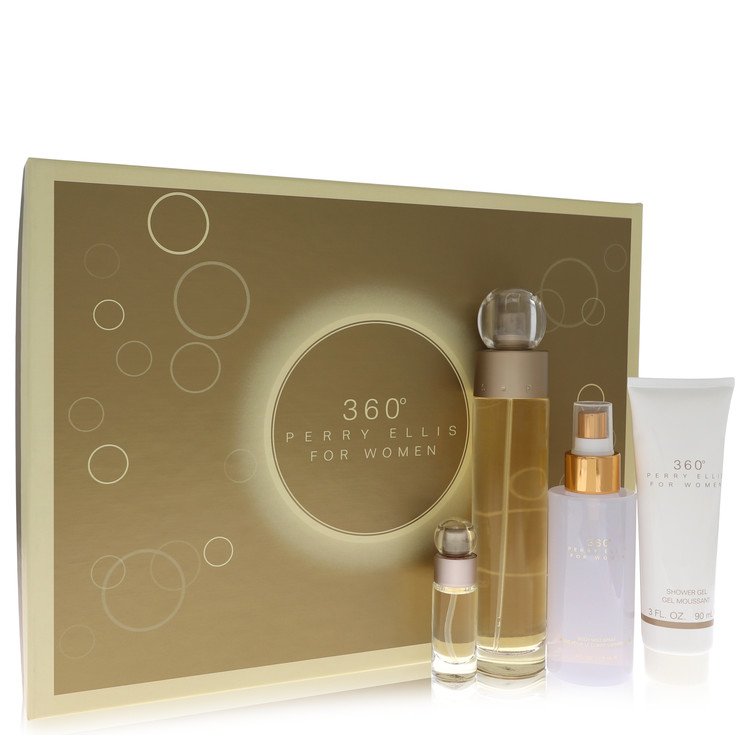 Image showing what you will get when you purchase Perry Ellis 360 Perfume By Perry Ellis Gift Set