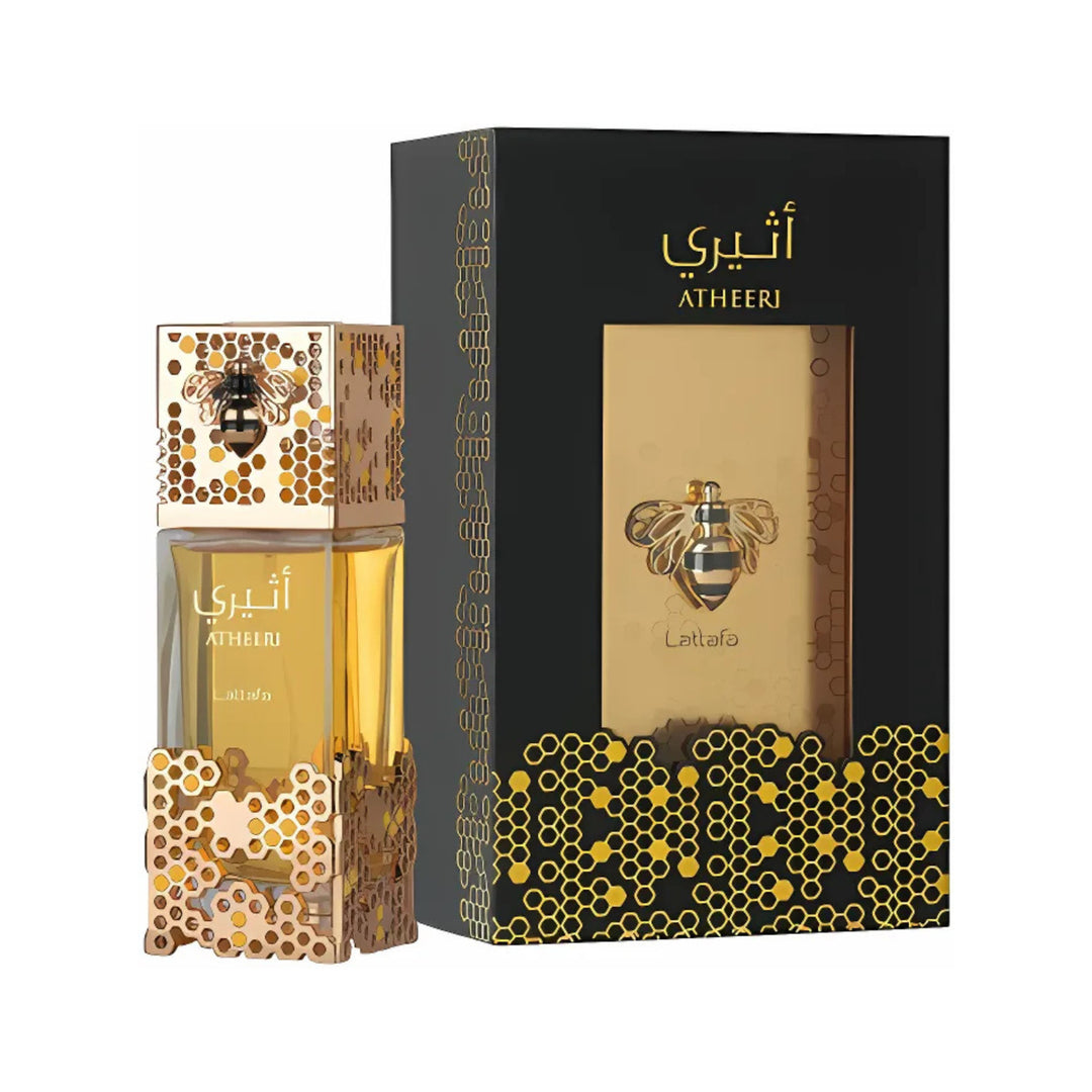 Image showing what you will get when you purchase Lattafa Atheeri Perfume By Lattafa Eau De Parfum Spray