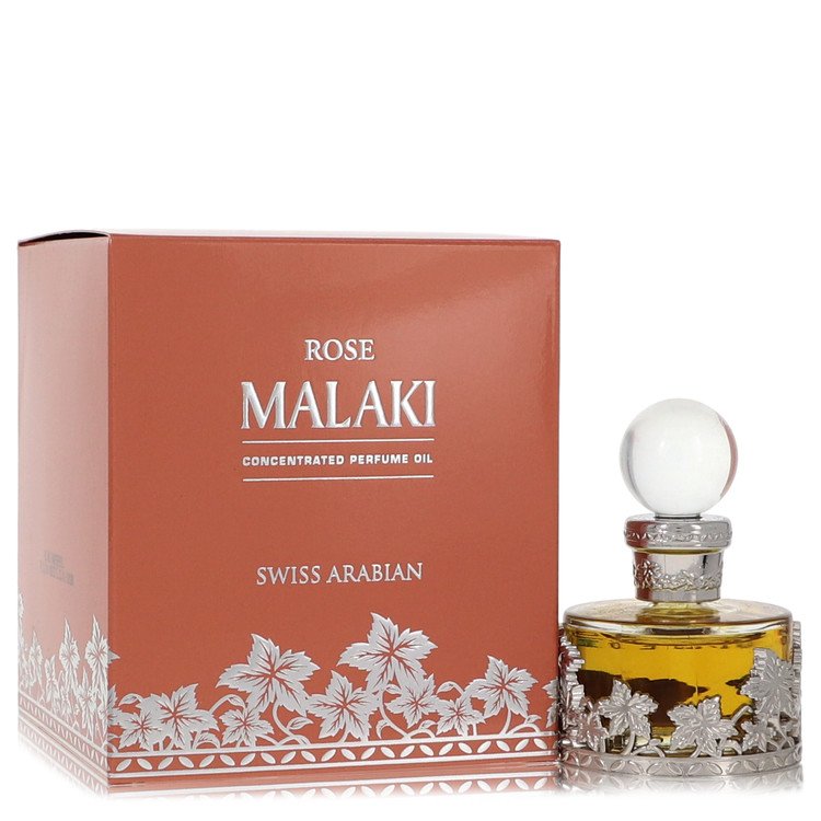 Image showing what you will get when you purchase Swiss Arabian Rose Malaki Perfume By Swiss Arabian Concentrated Perfume Oil