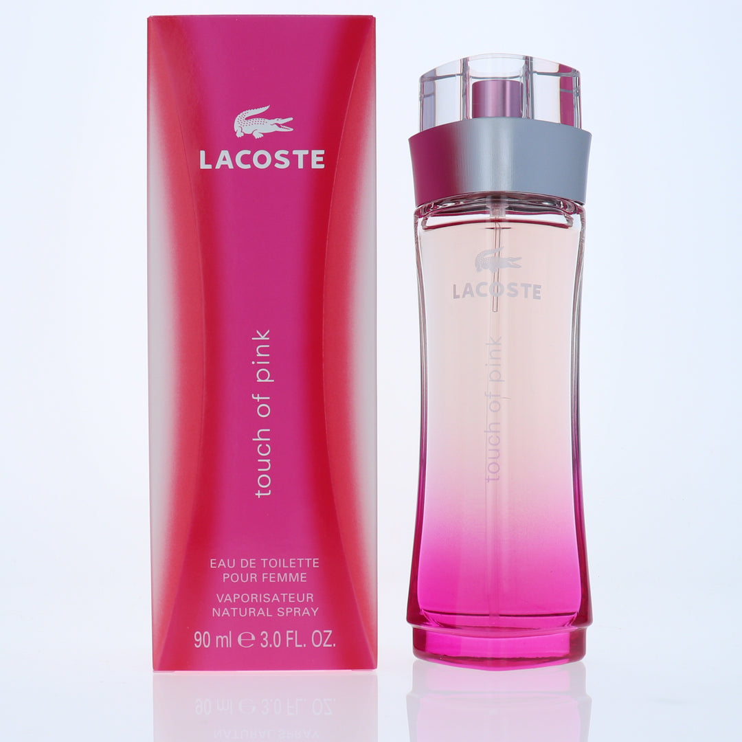Image showing what you will get when you purchase Touch Of Pink Perfume By Lacoste Eau De Toilette Spray