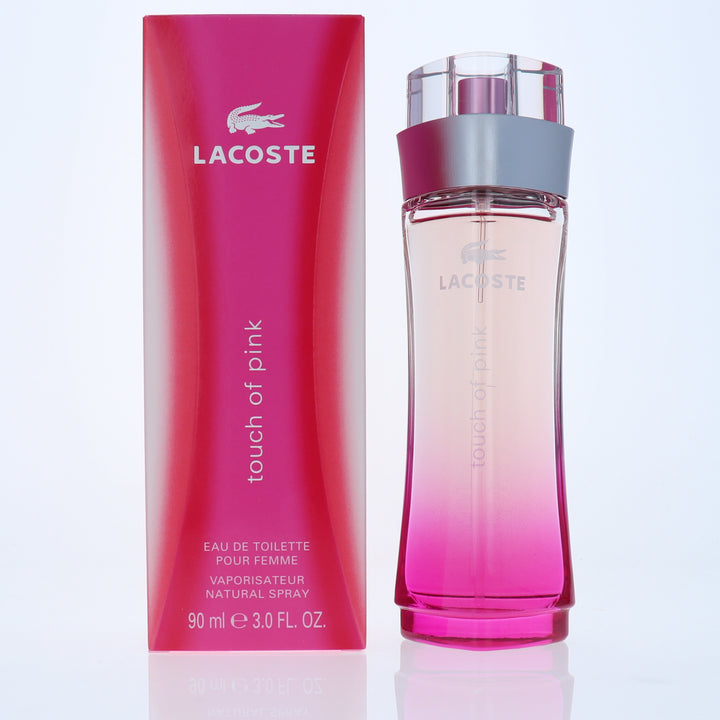 Image showing what you will get when you purchase Touch Of Pink Perfume By Lacoste Eau De Toilette Spray