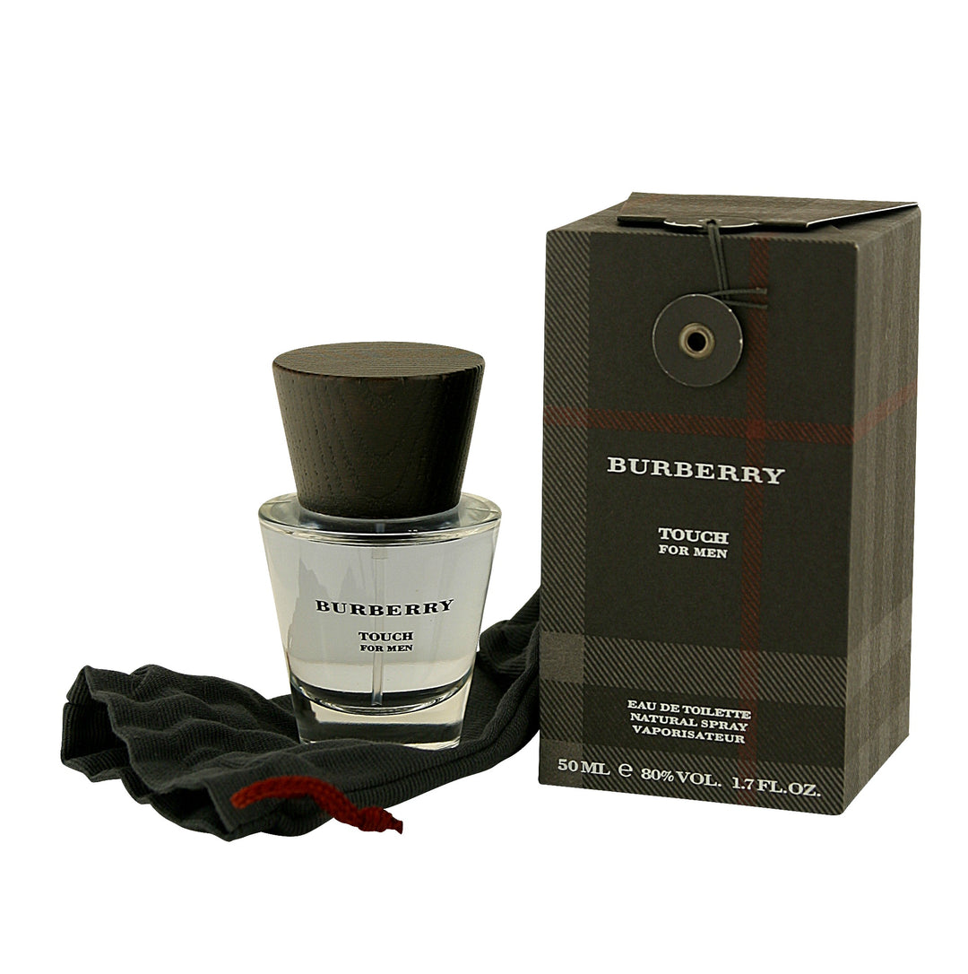 image showing the bottle and packaging for Burberry Touch Cologne By Burberry Eau De Toilette Spray 50ml