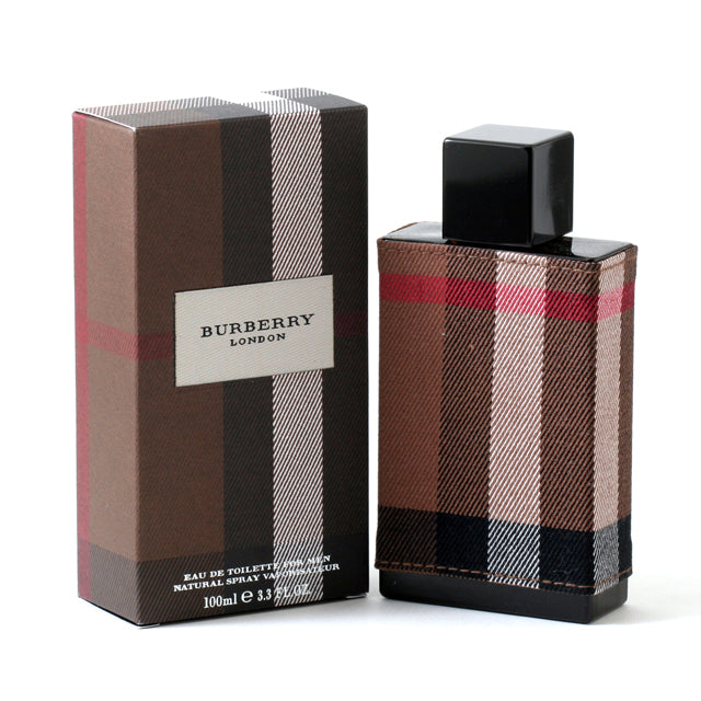 image showing the bottle and packaging for Burberry London (new) Cologne By Burberry Eau De Toilette Spray 100ml
