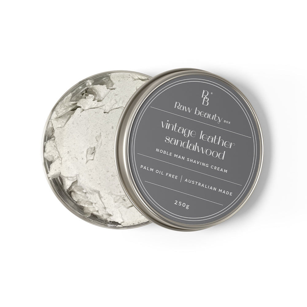 Vintage Leather + Sandalwood | Noble Man Whipped Shaving Cream