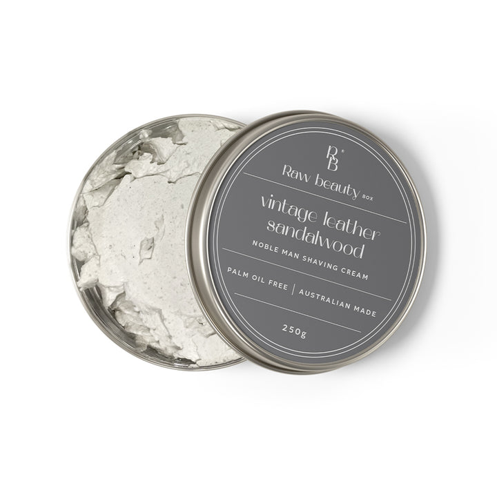 Vintage Leather + Sandalwood | Noble Man Whipped Shaving Cream
