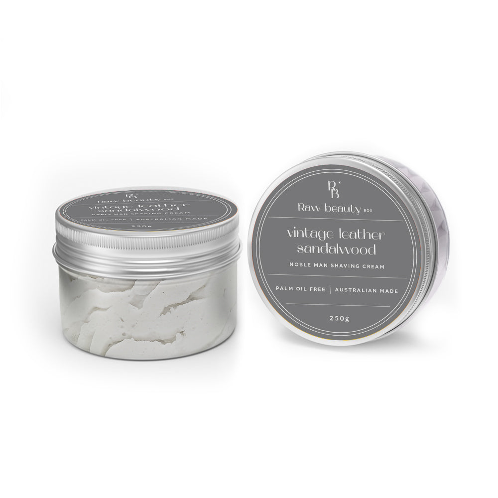 Vintage Leather + Sandalwood | Noble Man Whipped Shaving Cream