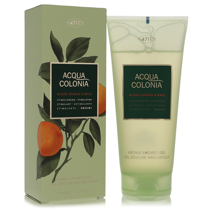 4711 Acqua Colonia Blood Orange & Basil Perfume By 4711 Shower Gel 200ml