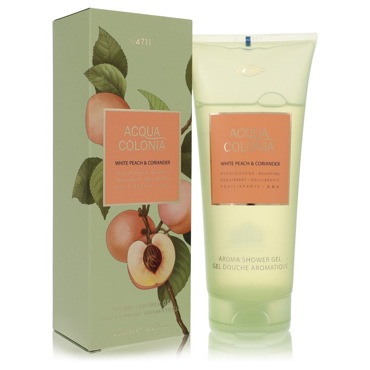 4711 Acqua Colonia White Peach & Coriander Perfume By 4711 Shower Gel 200ml