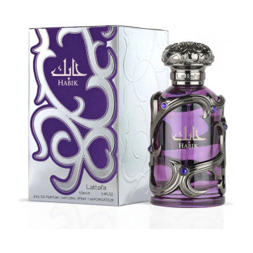 Image showing what you will get when you purchase Lattafa Habik Men Edp