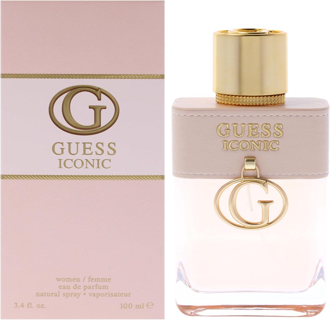 image showing the bottle and packaging for Guess Iconic Cologne By Guess Eau De Parfum Spray 100ml