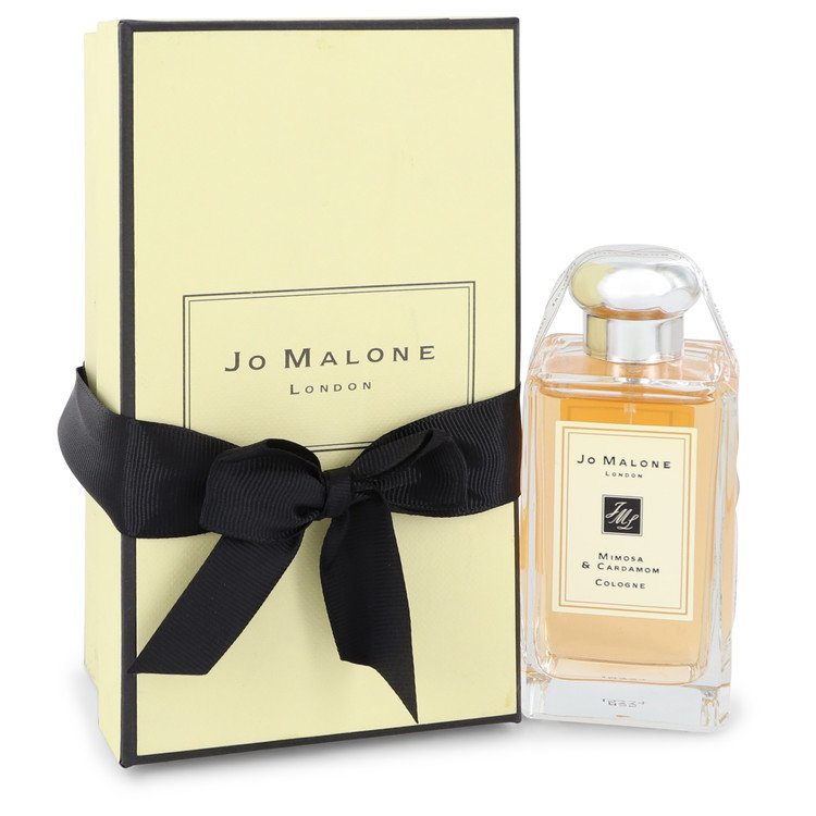 image showing the bottle and packaging for Jo Malone Mimosa & Cardamom Perfume By Jo Malone Eau De Cologne Spray 100ml