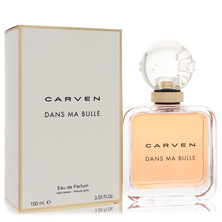 image showing the bottle and packaging for Dans Ma Bulle Perfume By Carven Shower Gel 200ml