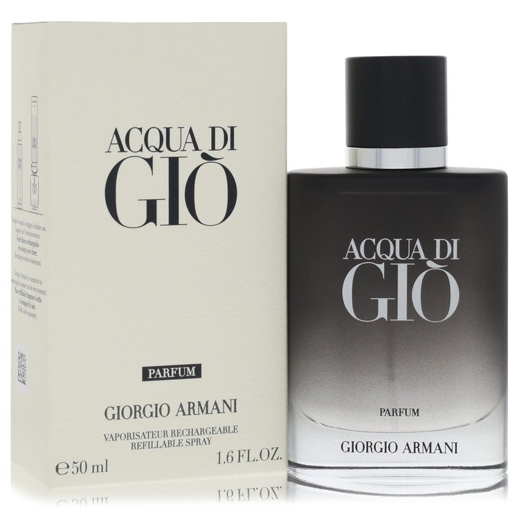 Giorgio Armani Acqua di Giò perfume bottle and packaging on a white background