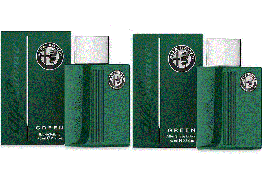 Alfa Romeo Green Gift set - 2 bottles, shower gel and Eau De Toilette