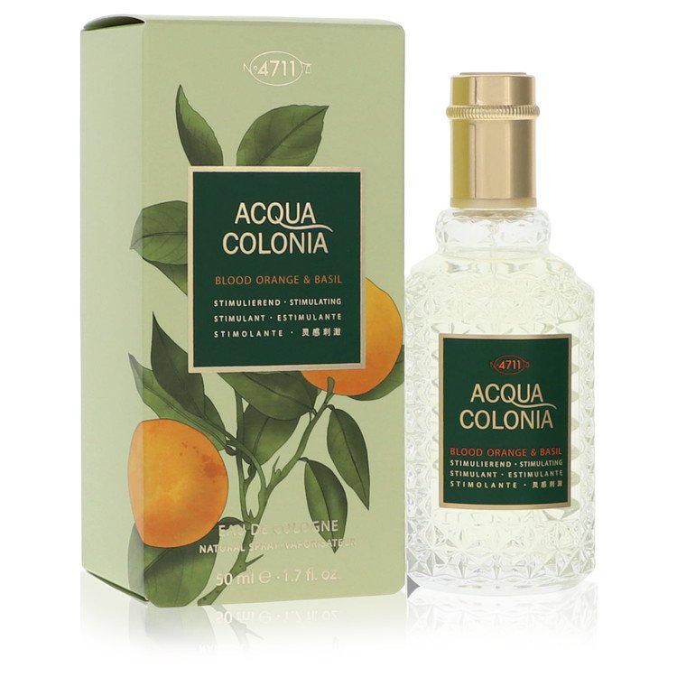 4711 Acqua Colonia Blood Orange & Basil Perfume By 4711 Eau De Cologne Spray (Unisex) 50ml