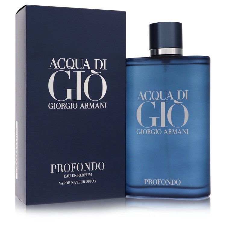 Acqua Di Gio Profondo Cologne By Giorgio Armani Eau De Parfum Spray 200ml