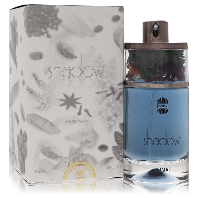 image showing the bottle and packaging for Ajmal Shadow Ii Cologne By Ajmal Eau De Parfum Spray 75ml