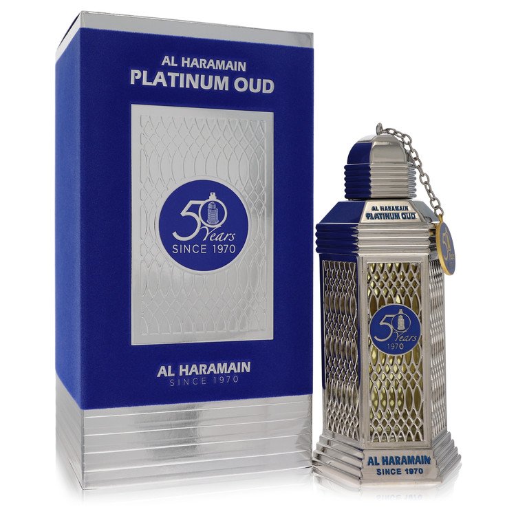 Al Haramain 50 Years Platinum Oud Perfume By Al Haramain Eau De Parfum Spray (Unisex) 100ml
