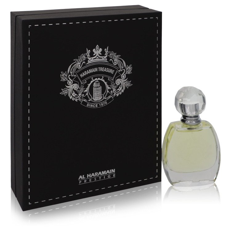 image showing the bottle and packaging for Al Haramain Haramain Treasure Cologne by Al Haramain Eau De Parfum Spray (Unisex)  70ml